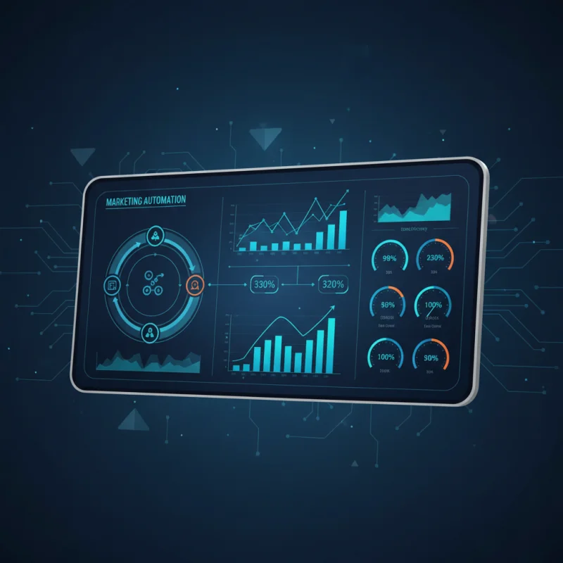 Tablero de control de automatización de marketing