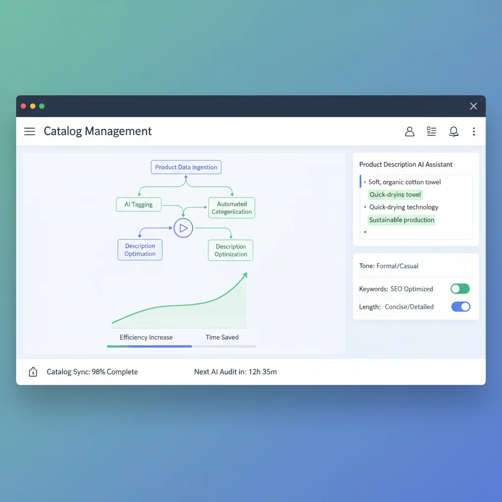 Software para catálogos inteligentes con IA